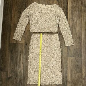 Alice & Olivia | M | Sequin Two-Piece Set